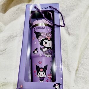 Kuromi Purple Thermos Bottle